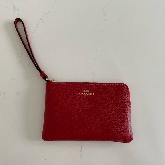 Red Coach Wrislet Wallet - Picture 1 of 5